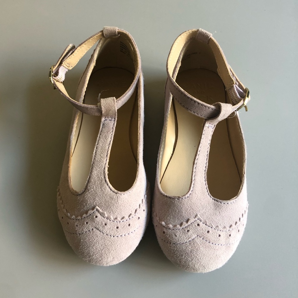Janie and Jack T-Strap Mary Jane Flat Size: US Toddler 8